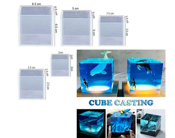 CUBE CASTING & PAPER WEIGHT MOULD SM0227/84407