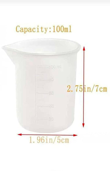 SILICONE MEASURING CUP 100ml - URP211-RM