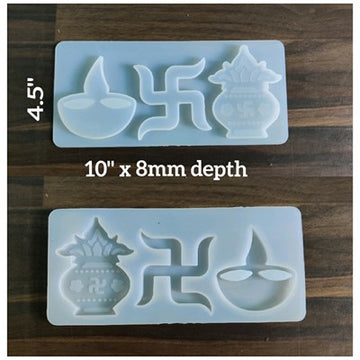 KALASH - DIYA - SWASTIK MOLD - URP149-RM