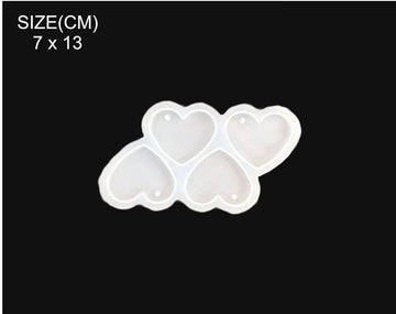 4 IN 1 KEYCHAIN & PENDANT MOULD 47127