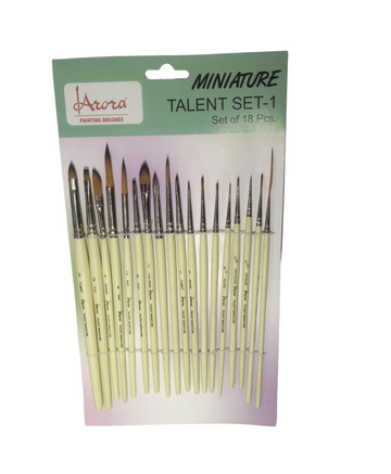 A.P MINIATURE BRUSHES 18 PICS