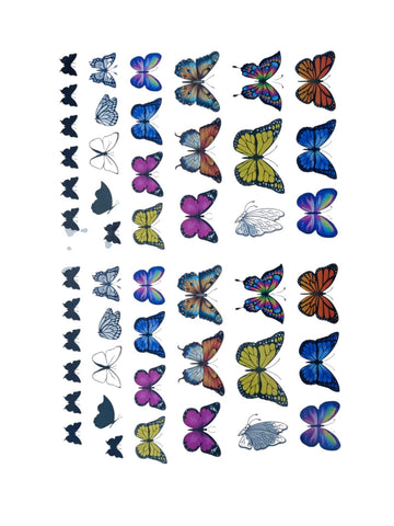 RESIN INSERT SHEET BUTTERFLY 1
