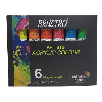 BR FLORO ACRYCLIX SET OF 6