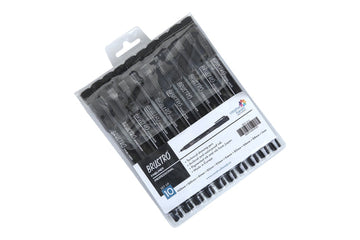 Brustro Professional Pigment Based Fineliner - Set of 10