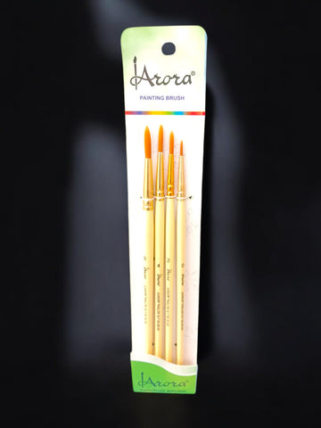 S-7 ROUND BRUSH SET OF 4