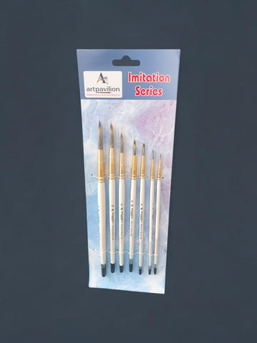 S-585 ROUND BRUSH SET OF 7
