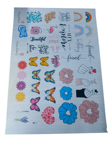 RESIN INSERT SHEET MIX 4