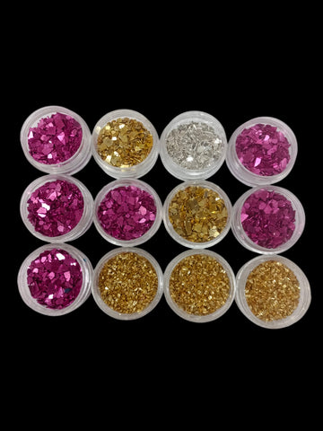 RESIN SEQUENCE STONE SET OF 12 PCS