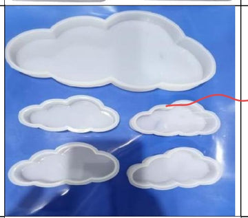 SRN195 CLOUD MOLD SET OF 5