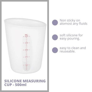 SILICONE MEASURING CUP 500ml - URP190-RM
