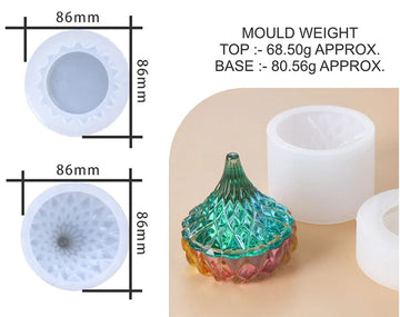 Water Drop Shape Storage Box Mould SM0122