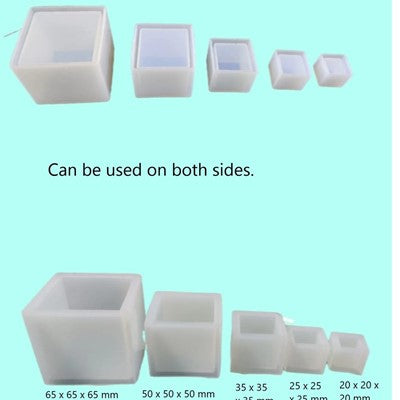 SILICONE CUBE/PEN HOLDER RESIN MOLD- URP081-RM