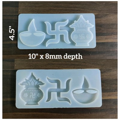 KALASH - DIYA - SWASTIK MOLD - URP149-RM