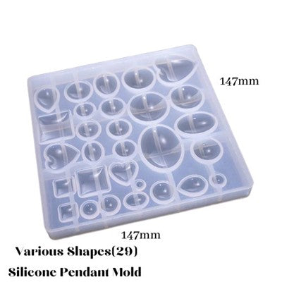 29 CAVITY VARIOUS GEMSTONE MOLD Code URP212-RM