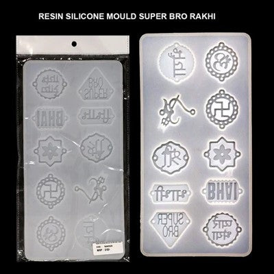 SUPER BRO RAKHI RESIN MOLD -URP255-RM