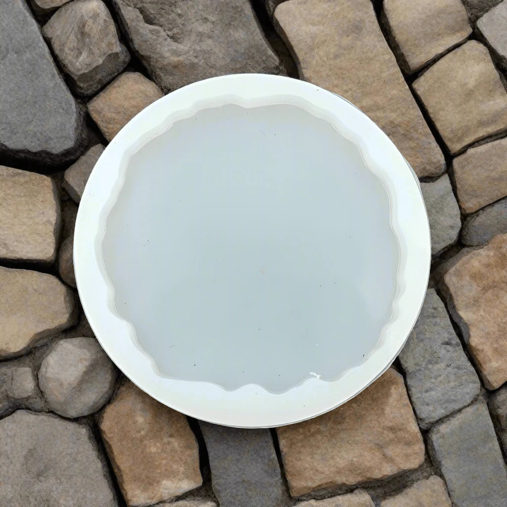 2" Round Agate Coaster & Keychain Pendant Mould - URP259- RM