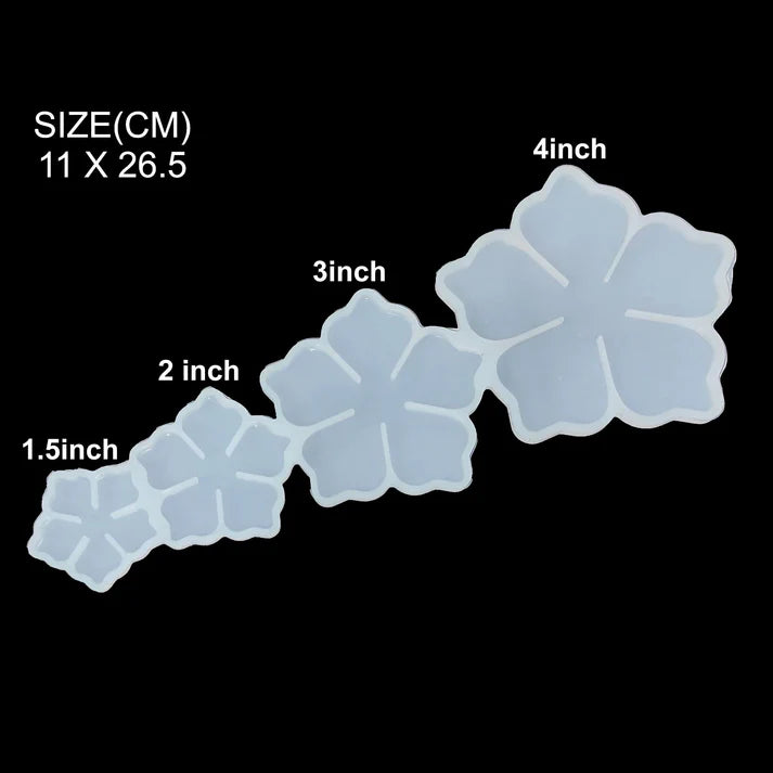 3D 4 Cavity 5 Kali Flower Mould MOLD-281-RM
