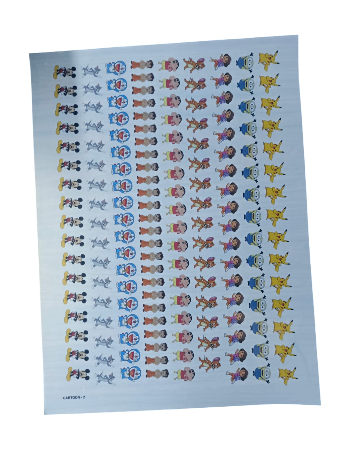 RESIN INSERT SHEET CARTOON 2