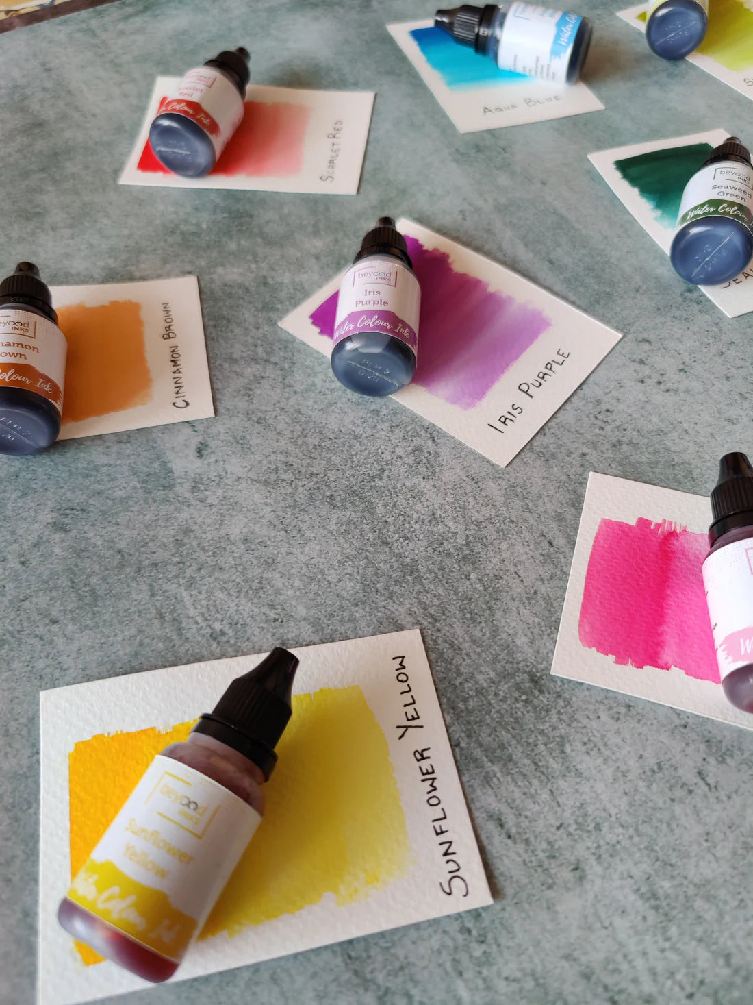 Watercolor Inks - Pack 2 - Set of 10 Inks