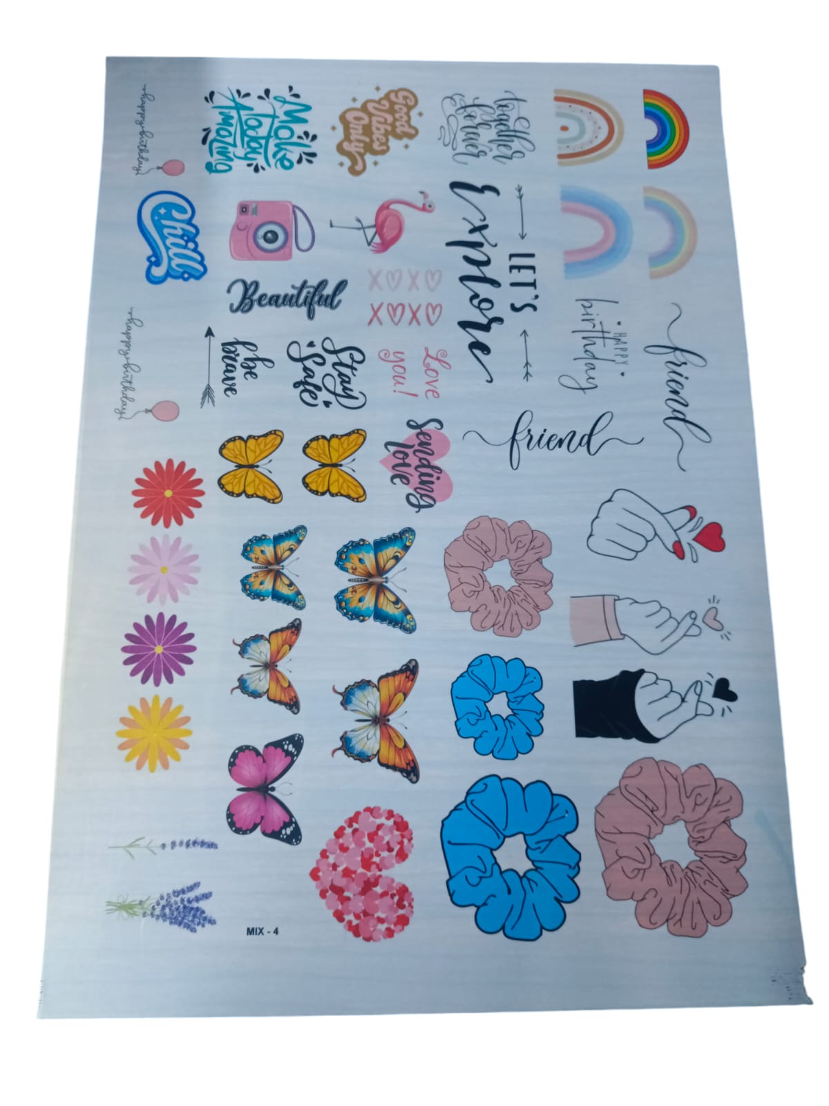 RESIN INSERT SHEET MIX 4