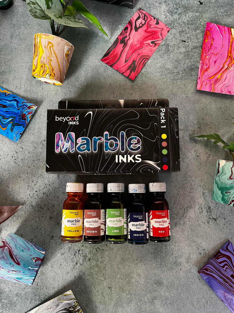 Marble Inks - Pack 1 (5 Colors)