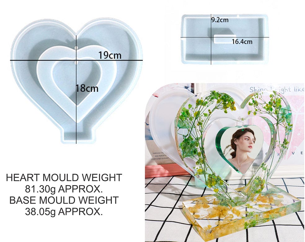 SMALL LOVE HANGING PHOTO FRAME MOULD SM0480