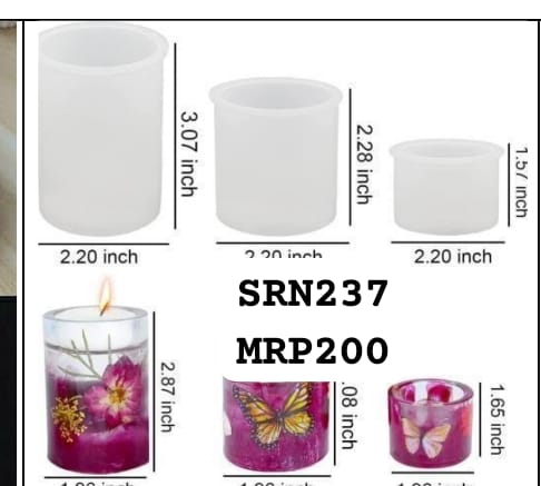 PILAR CANDLE SMALL MOLD SRN 237