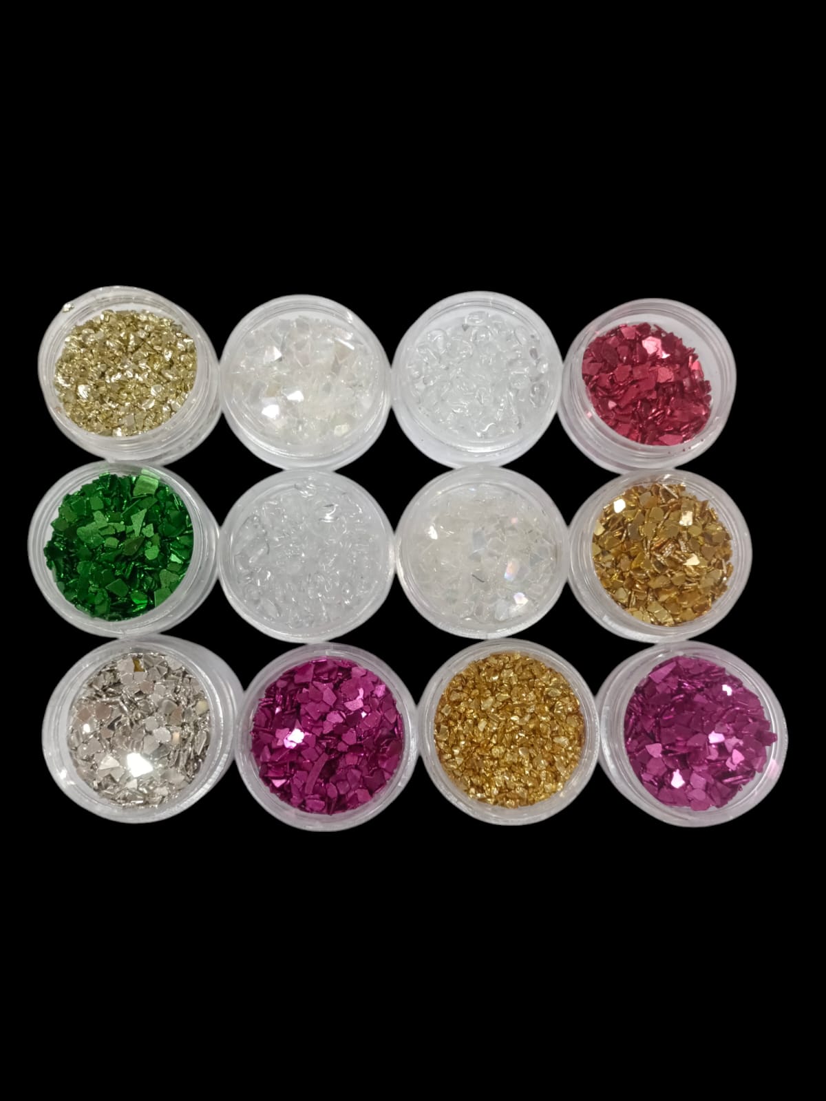 RESIN SEQUENCE STONE SET OF 12 PCS