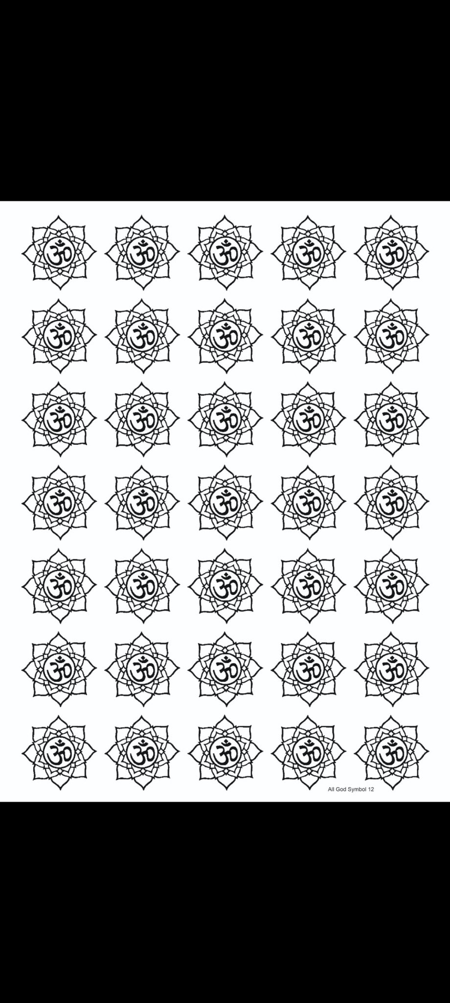 OM EMBOSS SHEET