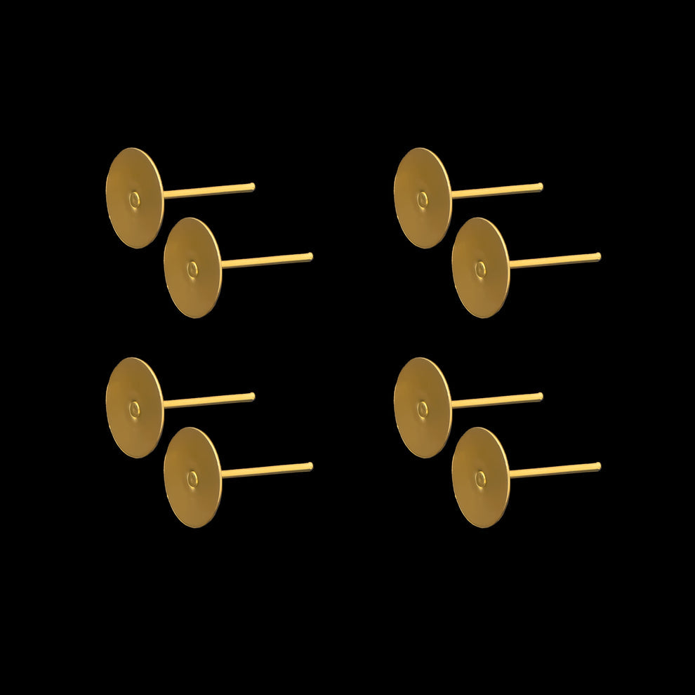 JM026 GOLD STUD BASE 8mm